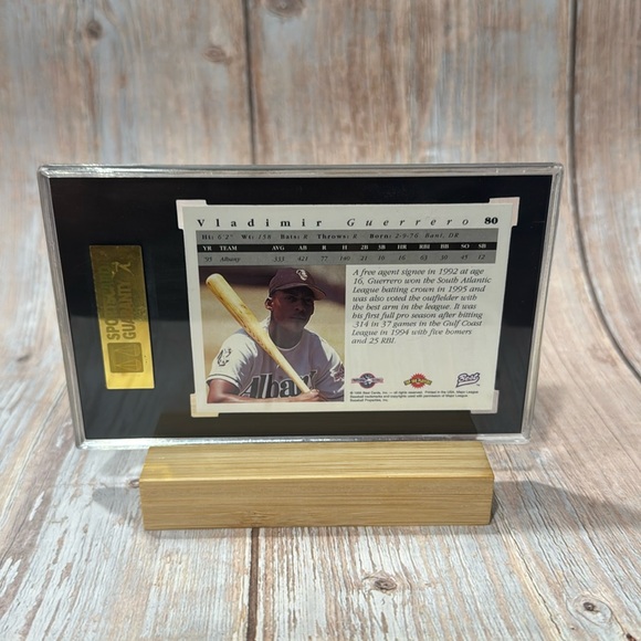 1995 Best Cards #80 Vladimir Guerrero SGC Card 96 Mint 9 Baseball Card Item #295 - Picture 3 of 3